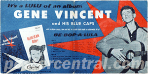 Gene Vincent promo poster